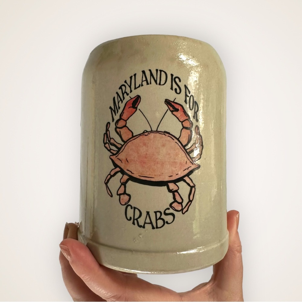 Vintage, Maryland is for Crabs, Stoneware Mug, 0.5 L